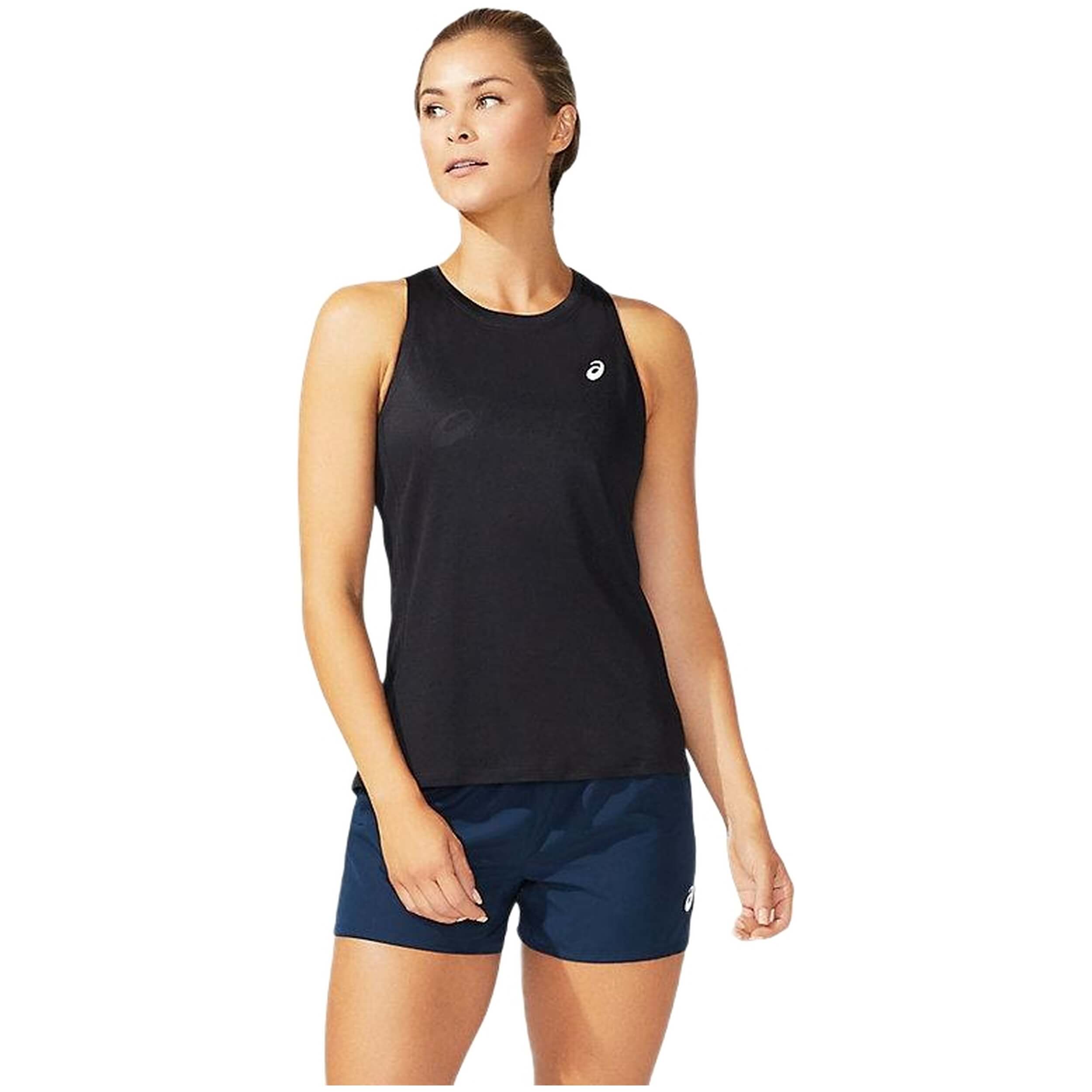 Camisetas De Tirantes Asics modelo 2012C334-001 para Mujer en color Negro