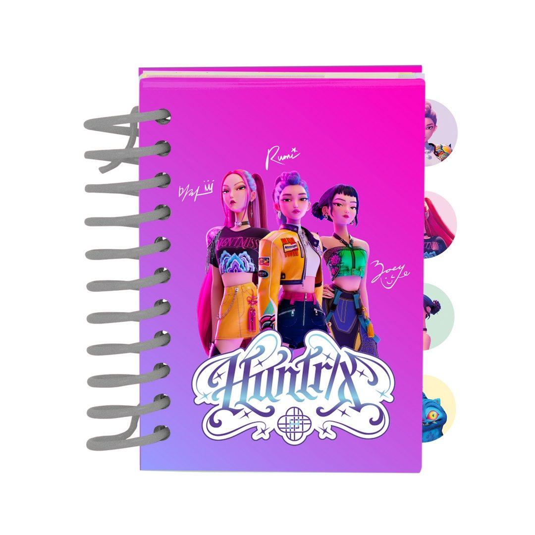 SAFTA | Blocs y Libretas K-Pop Demon Hunters, Tamaños A4, A5, A6, A7, Folio, Cuarto y Fluffy, Papelería Escolar con Licencia Oficial