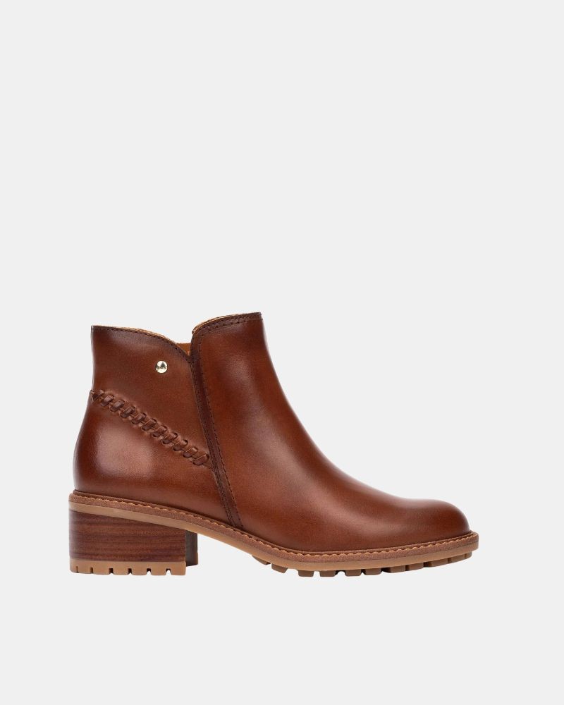 PIKOLINOS MEDINA W0D 8871 Botines Cowboy Bajos Mujer Marrón