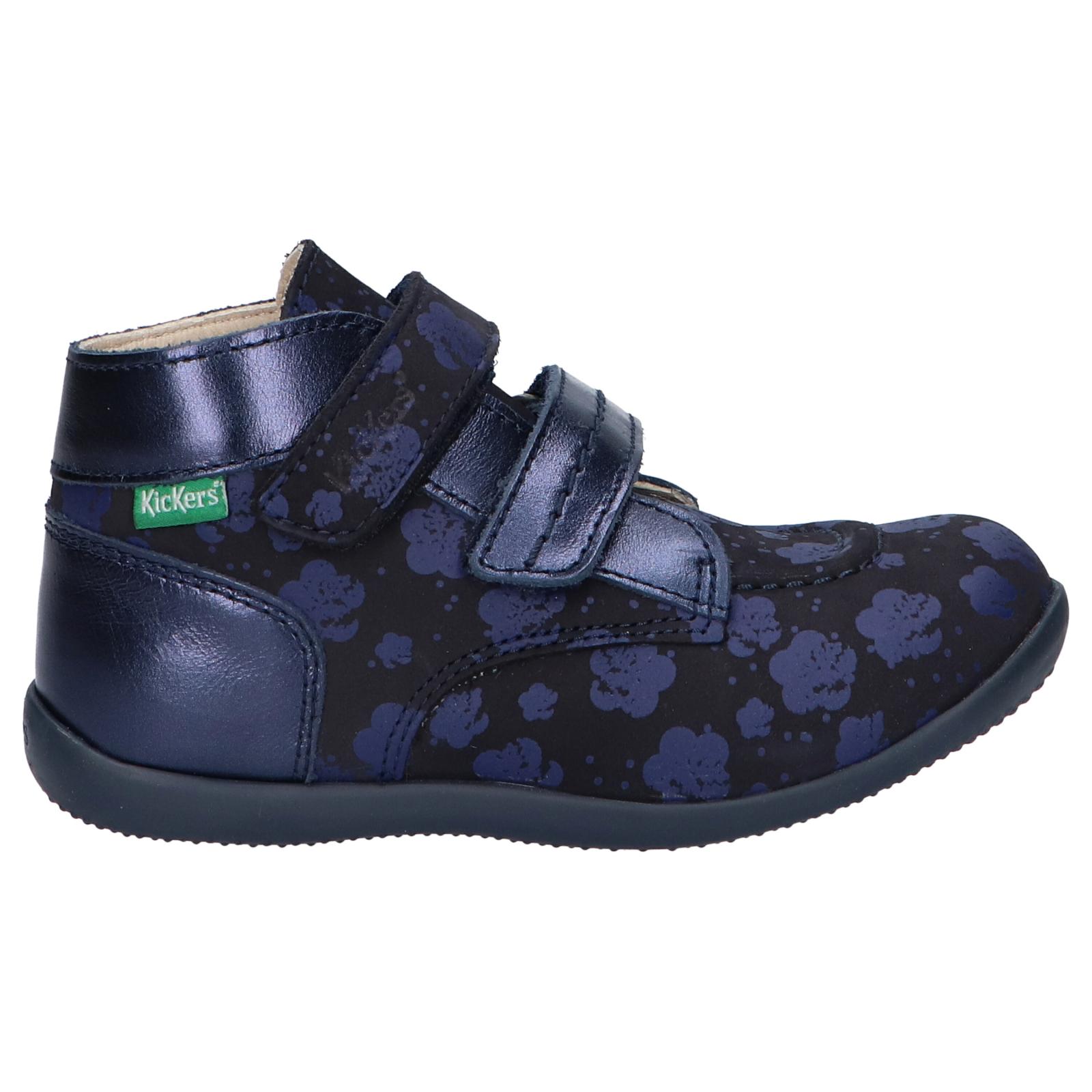 Kickers girl's ankle boots 860098 -10 bonkro-2 103 marine