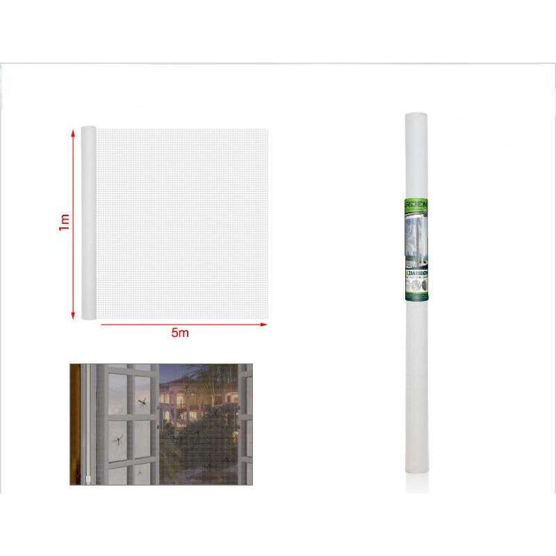 Rollo de Malla Mosquitera de Fibra de Vidrio para Ventanas y Puertas, Antimosquitos, Transpirable, Recortable, Varios Tamaños y Colores