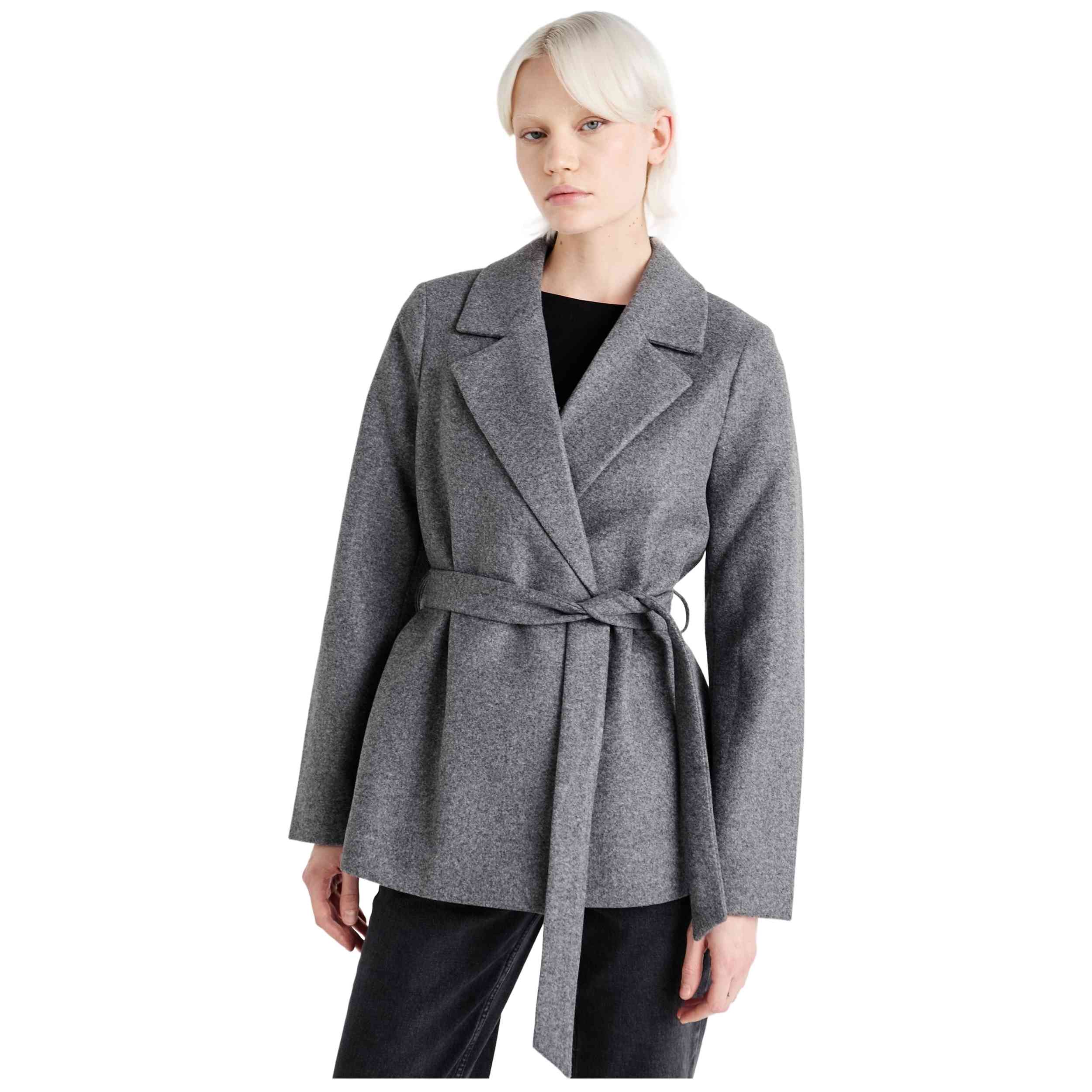 Abrigo Only modelo 077-52630890086739 para Mujer en color Gris