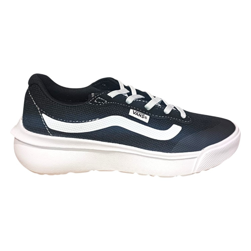 Zapatillas Vans Range Brz Mesh Negro Blancas Vn000Eb8Ba21 Casual Niño Niña