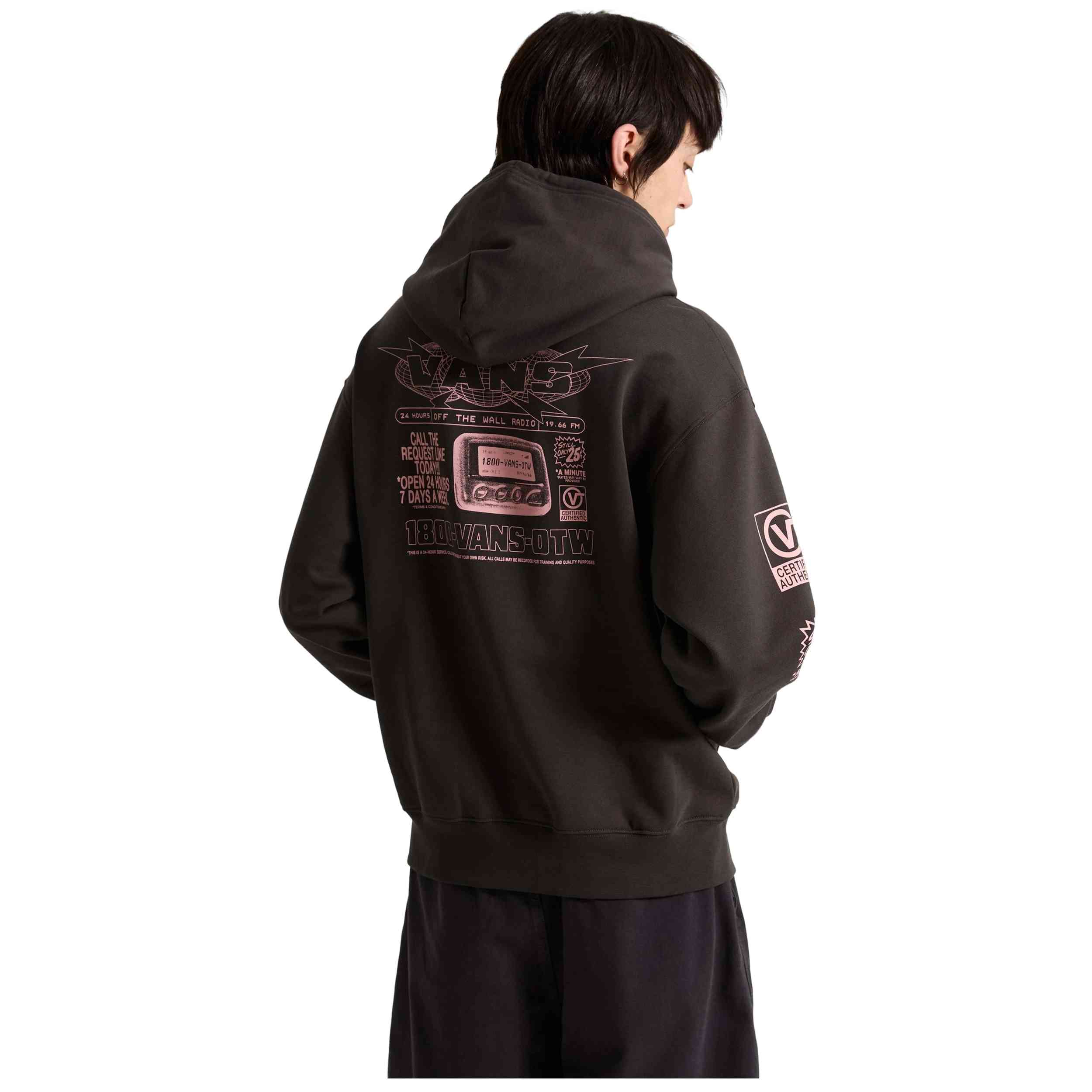 Jersey Vans modelo Vans Hotline Radio Pullover en color Gris