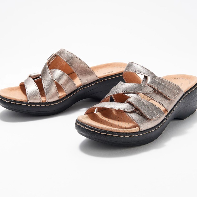 Nuevas Sandalias de Playa informales de Verano con Tacón de cuña para adultos, de talla Grande, para Mujer