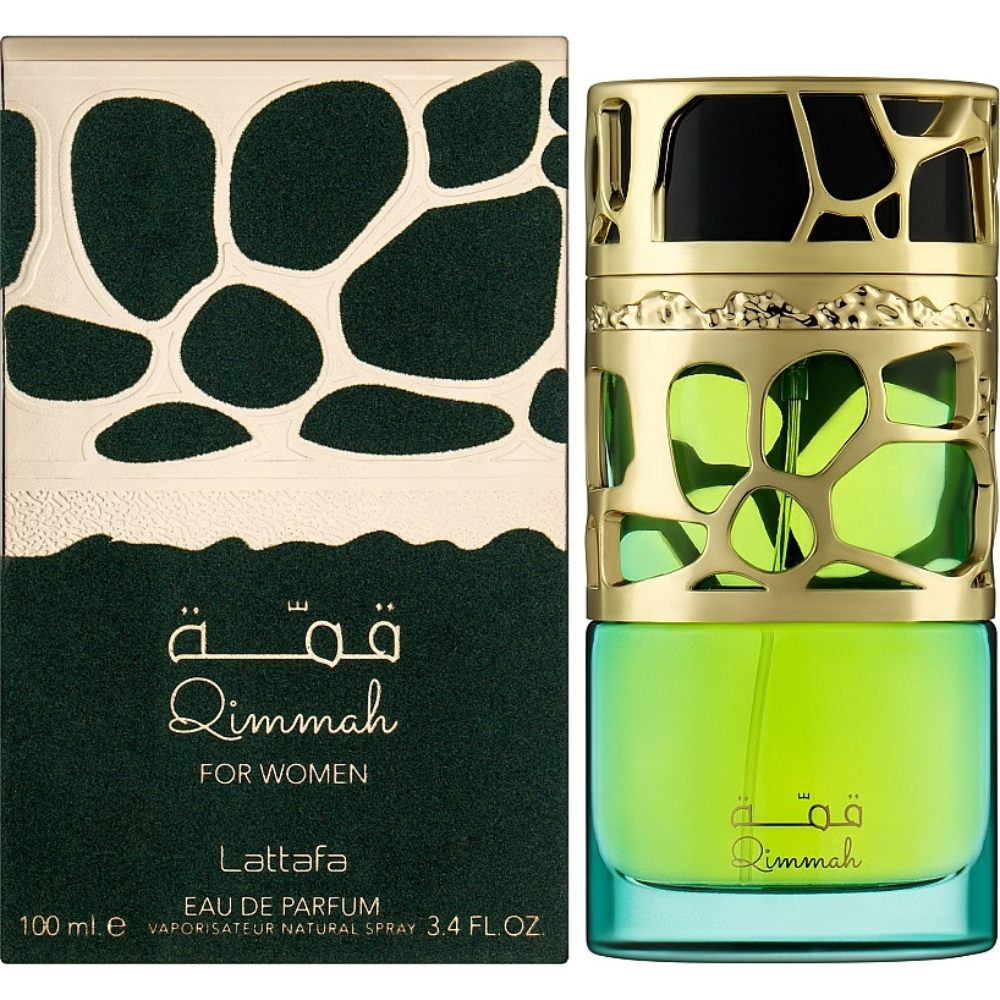 Qimmah Mujer de Lattafa 100 ml – Perfume Árabe 100% Original, Eau de Parfum de Elegancia Oriental Sofisticada