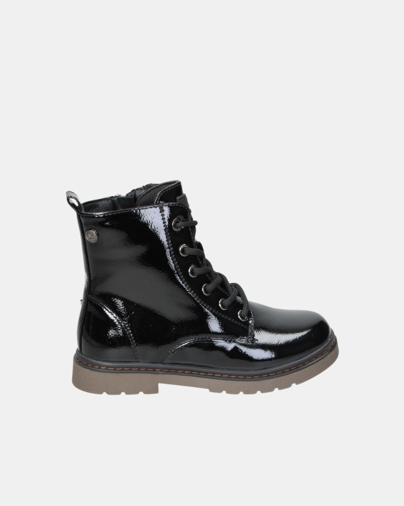 XTI 151327 Botines Militares Altas Infantil Negro