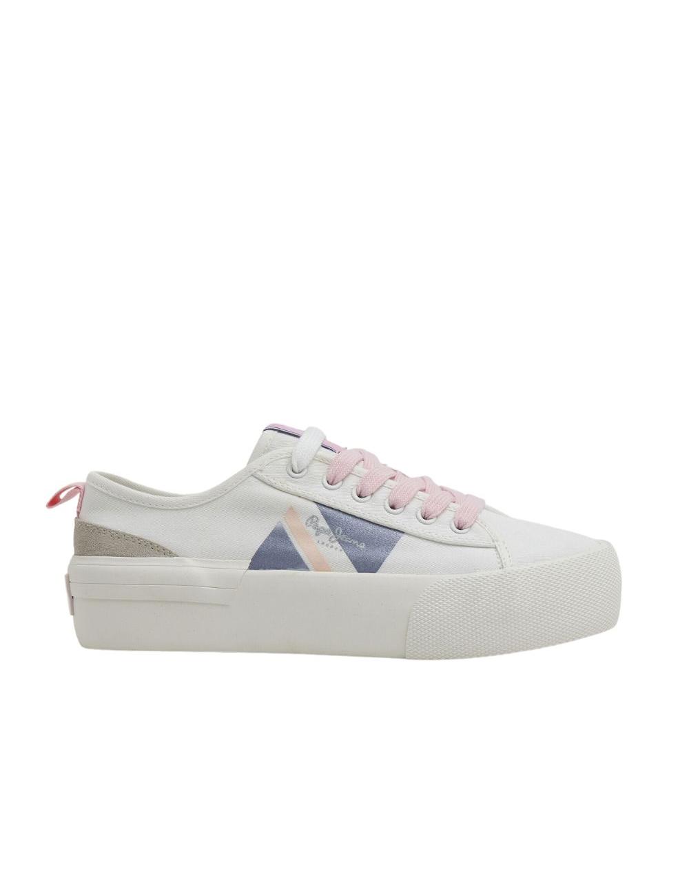ZAPATILLA PLATAFORMA MUJER PEPE JEANS PLS31488 ALLEN FLAG