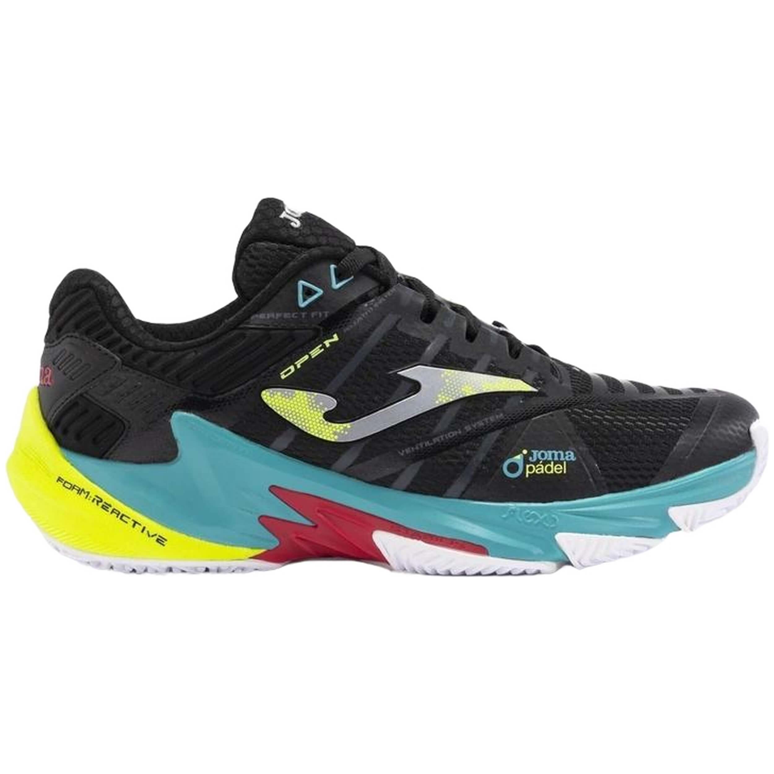 Zapatillas de Padel Joma Open para hombre en color negro