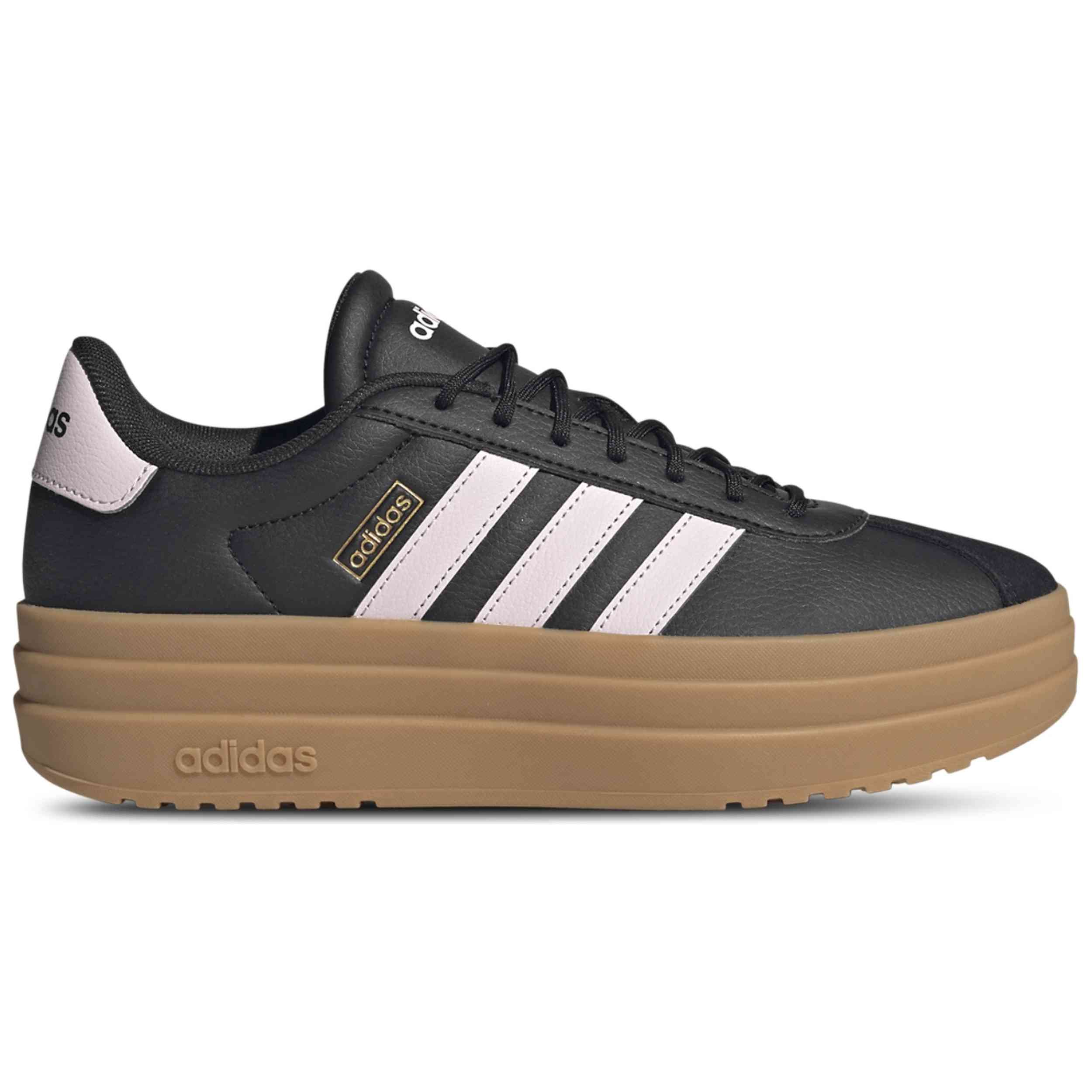 Zapatillas Adidas modelo VL Court Bold "Core Black / Distilled Pink / Gold Metallic" para hombre y mujer en color Negro