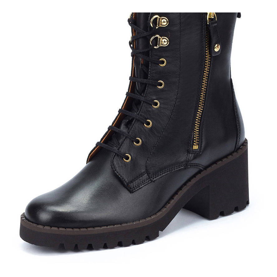 Pikolinos Botín Negro Viella W6D-8875-000 , para Mujer