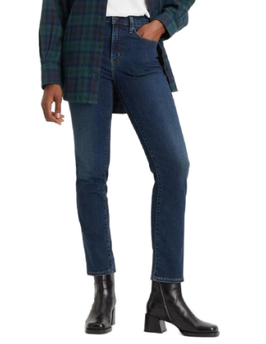 Vaquero Levi's® 724™ high rise straight azul de mujer