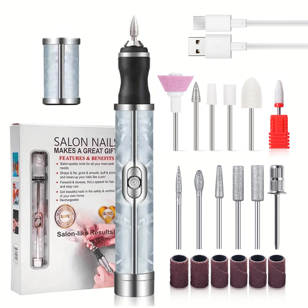 TK YIKOOLIN Máquina De Archivar Uñas Eléctrica 20000RPM Herramienta Profesional Para Manicura Y Pedicura Con Gel De Acrílico Set De Manicura