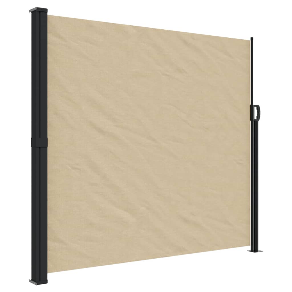 vidaXL Toldo lateral retráctil 180x300 cm Color Negro, Crema, Azul
