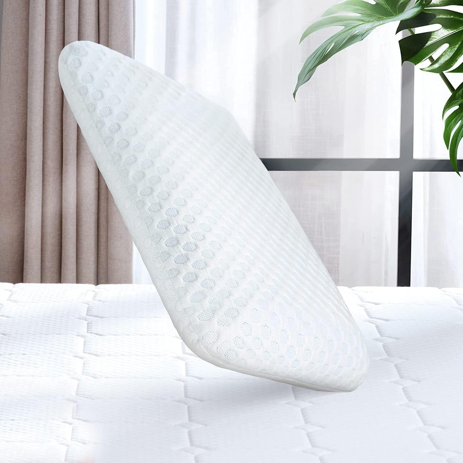 Almohada viscoelastica | Nucleo 100% Viscoelastico | Almohada 70 | Doble Funda con Cremallera | Fabricada en España | Cervical | Termoregulable