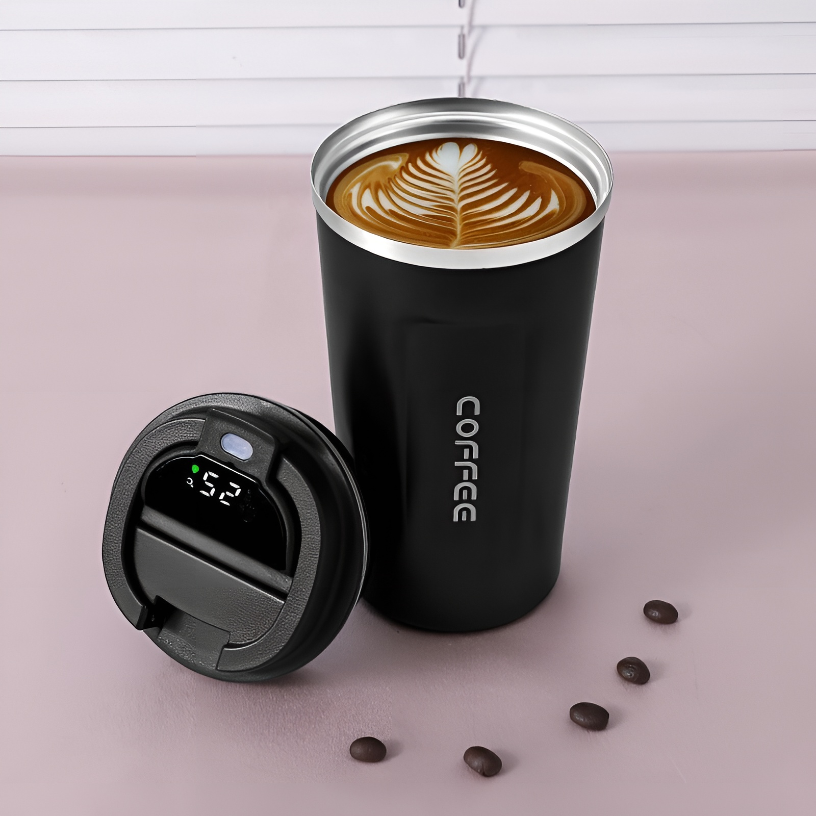 Vaso Termico Café Termo Taza Termica Viaje Botella Acero Inoxidable Agua para Llevar Sin Bpa Thermos Frascos INOX Copa Hermetico Taza Coche Bebida 510ml