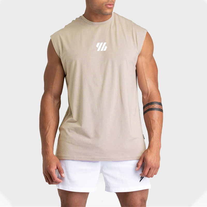 TK Camiseta De Deporte Sin Mangas Para Hombre Verano 2025 Camiseta De Gimnasio Quickly-dry Mesh True to Size Running Tank Top