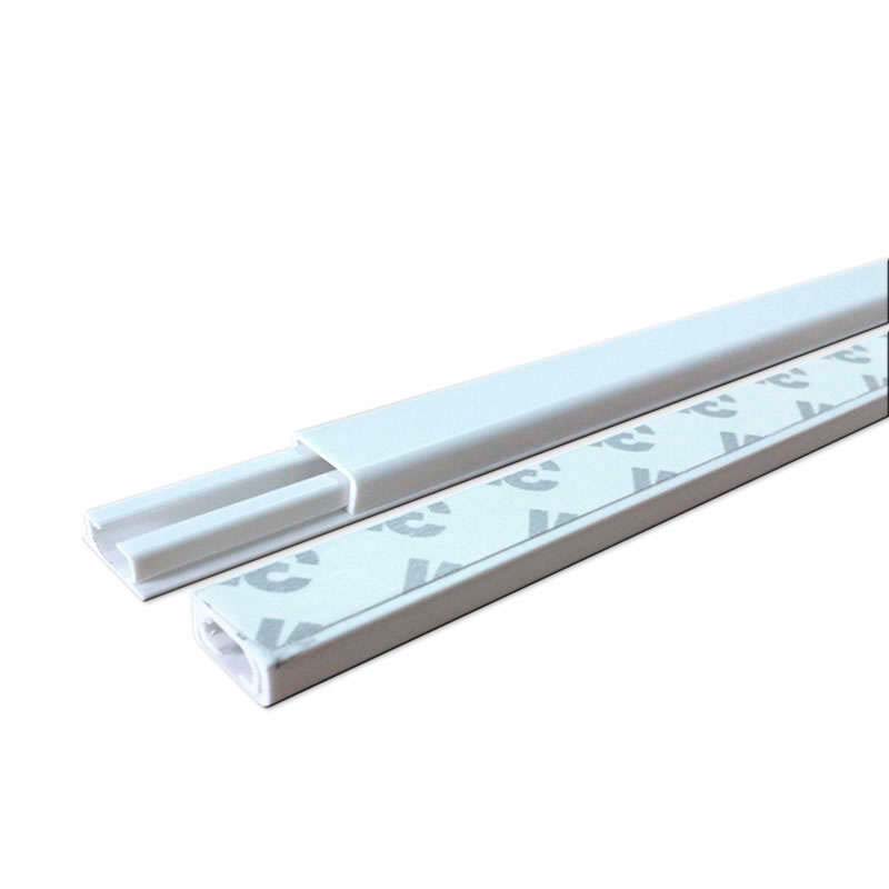LEDBOX Canaleta para cables 3M, 12x7mm, 1 metro. Instalaciones, Cableado
