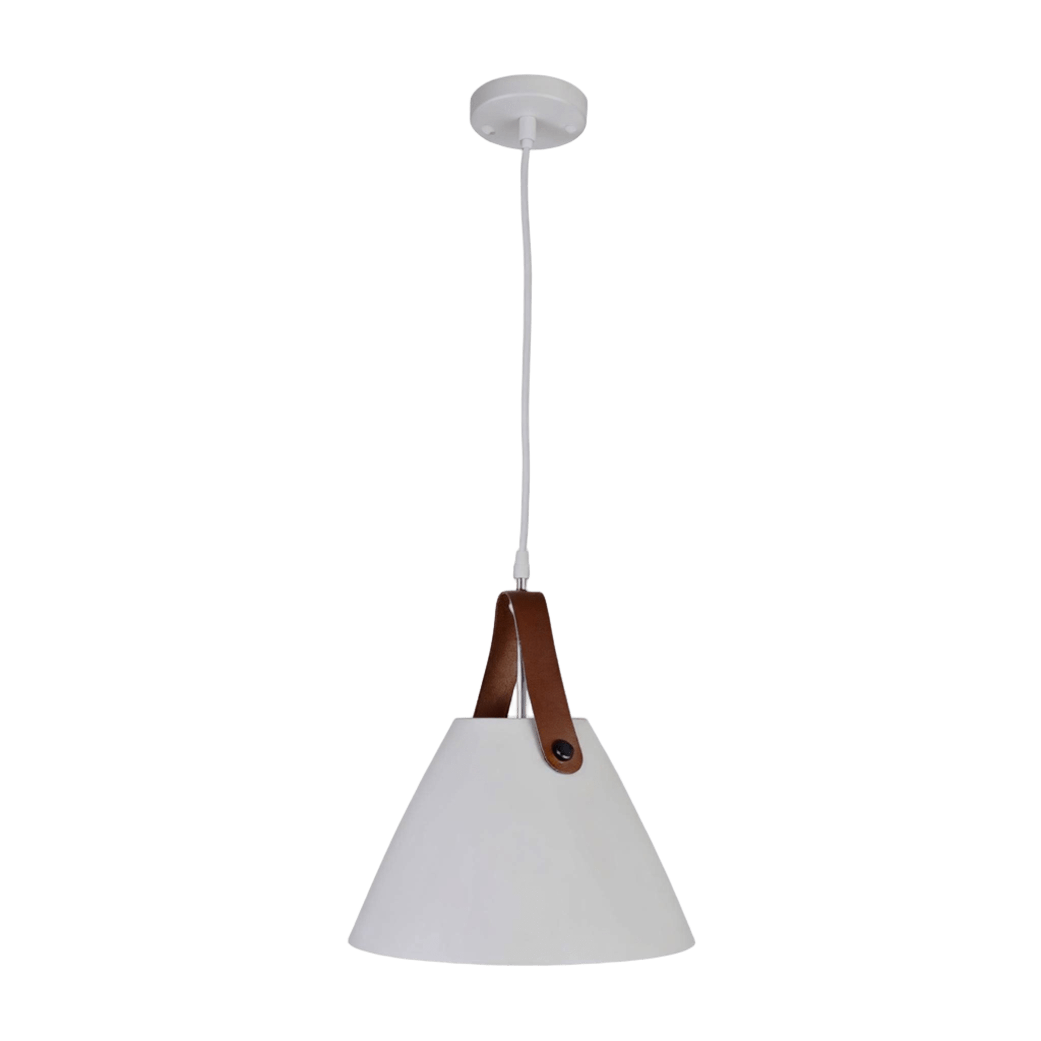 BEL AIR HOME - Lámpara Colgante RHIN - 1xE-27 (BOMBILLA NO INCLUIDA) - Diámetro 25 cm de Metal - Altura Ajustable