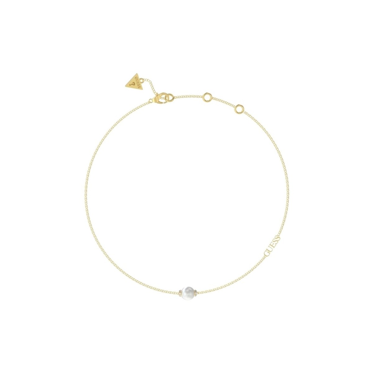Gargantilla Guess mujer UNDERWATER LOVE JUBN02268JWYGT-U acero inoxidable dorado perla centro