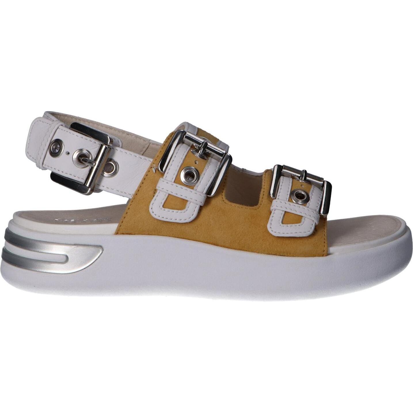 Women's sandals geox d92cme 02185 d ottaya c2q1z ochre-white