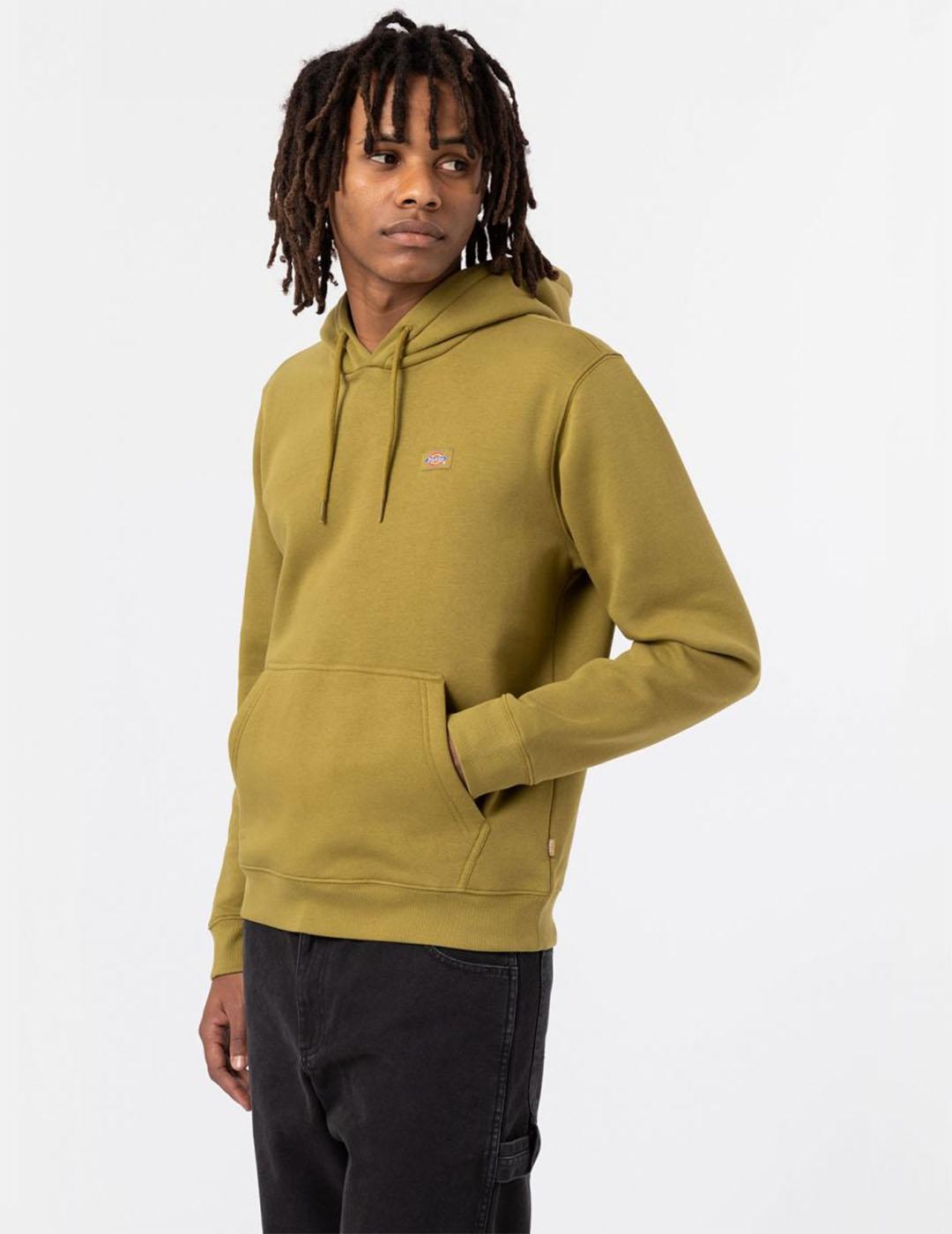 Sudadera Dickies Oakport Verde con Capucha Ajustable para Hombre