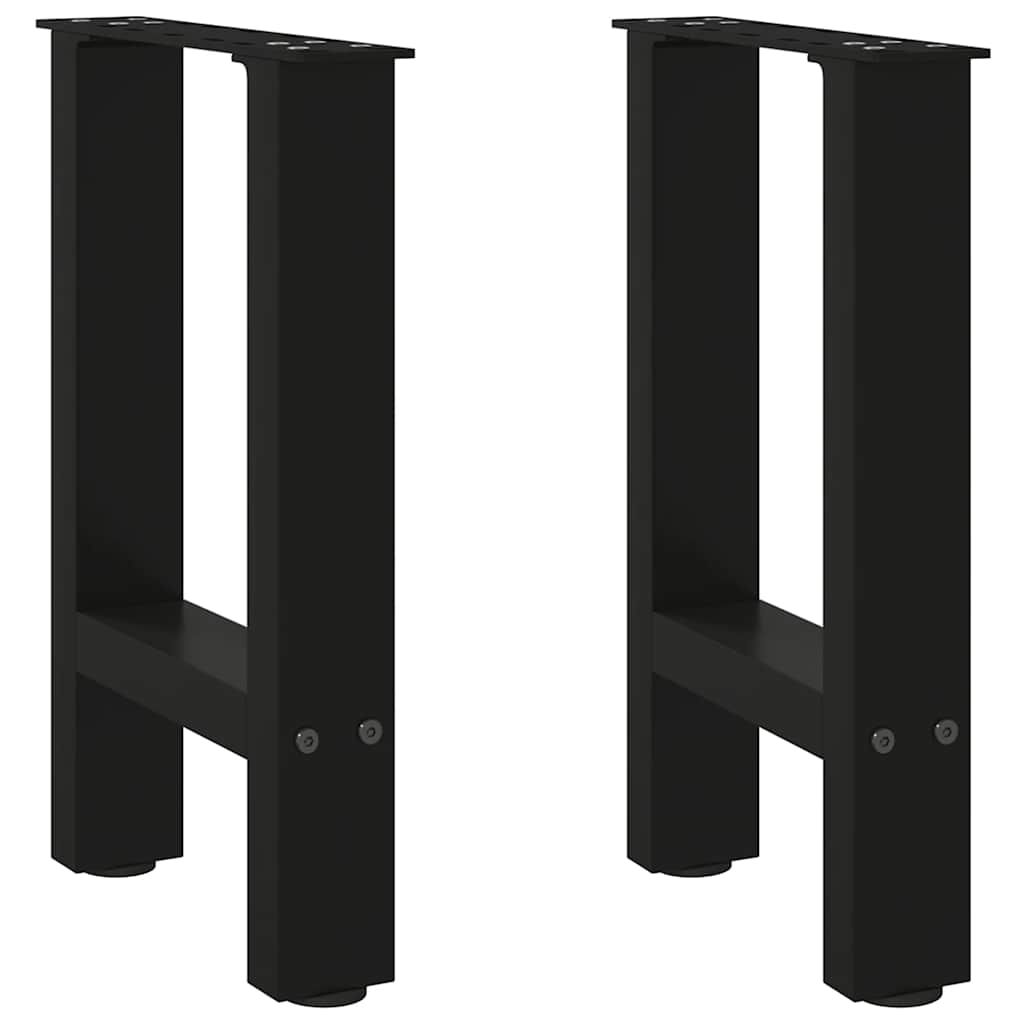 vidaXL Patas para mesa de centro (2 unidades, 28 x 42-43 cm, acero)