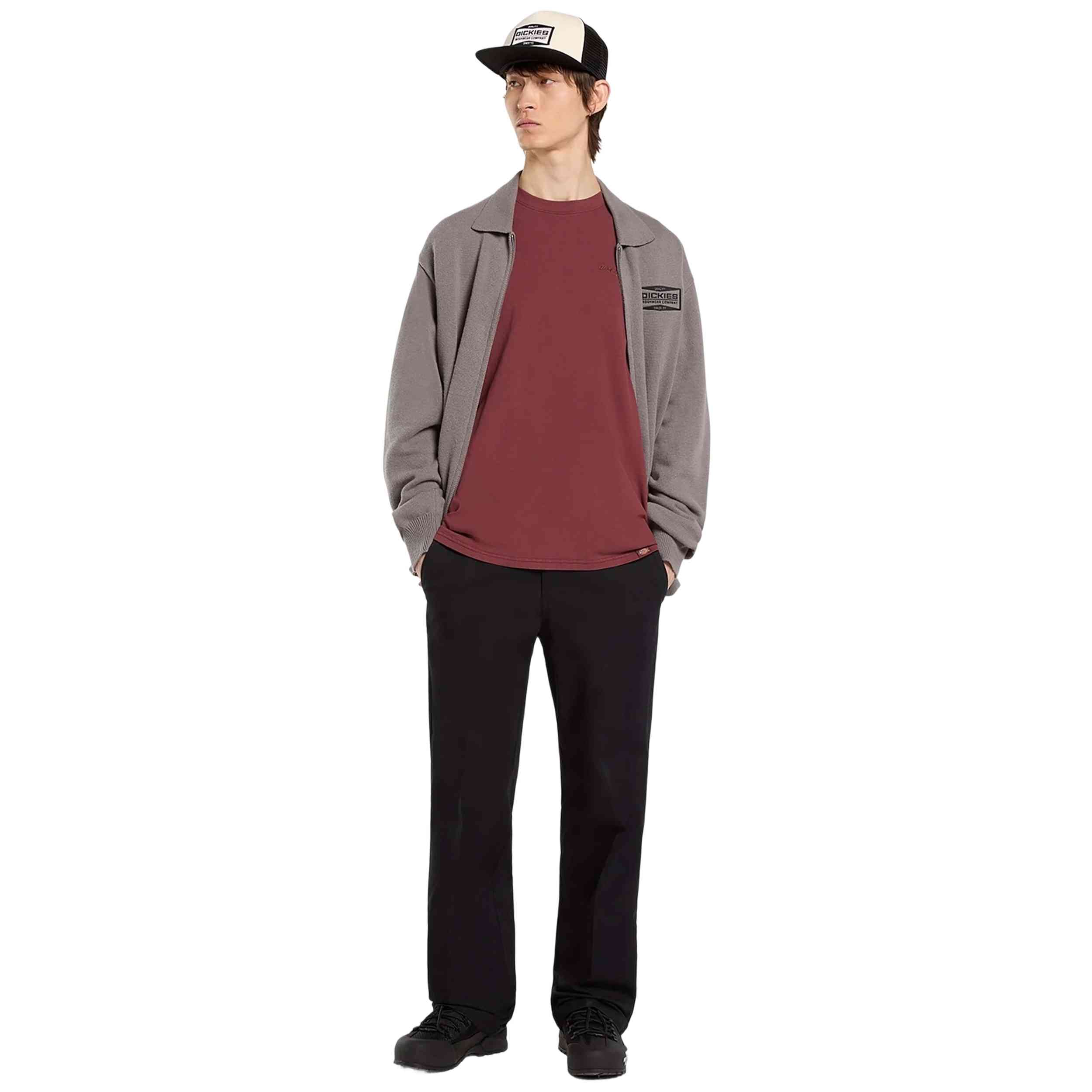Camiseta De Manga Corta Dickies modelo Plentywood para Hombre en color Rojo