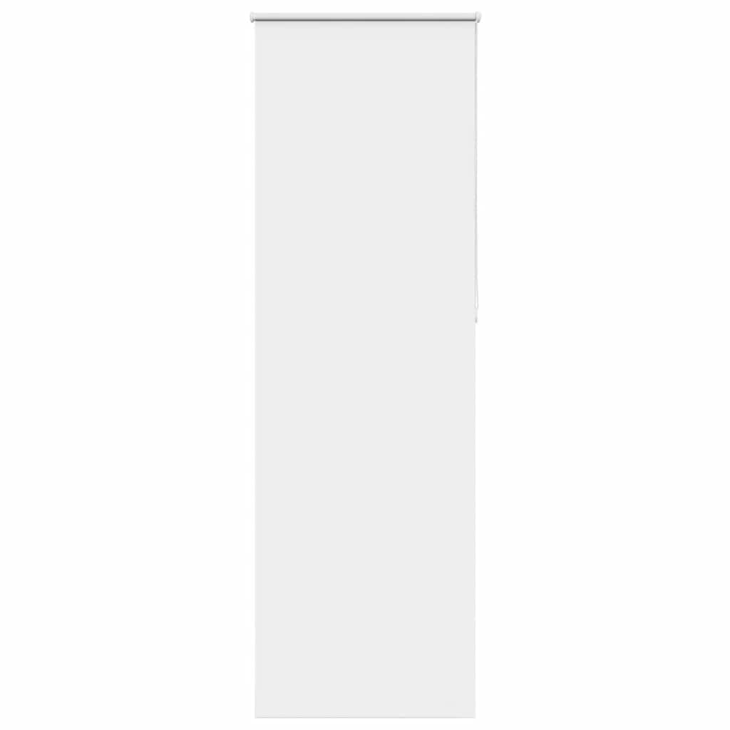 vidaXL Estor Enrollable Opaco Blanco de Tela en dimension 230 cmx100 cm/230 cmx40 cm/230 cmx45 cm y más | protección solar decorativa para ventanas hogar oficina dormitorio fácil de instalar