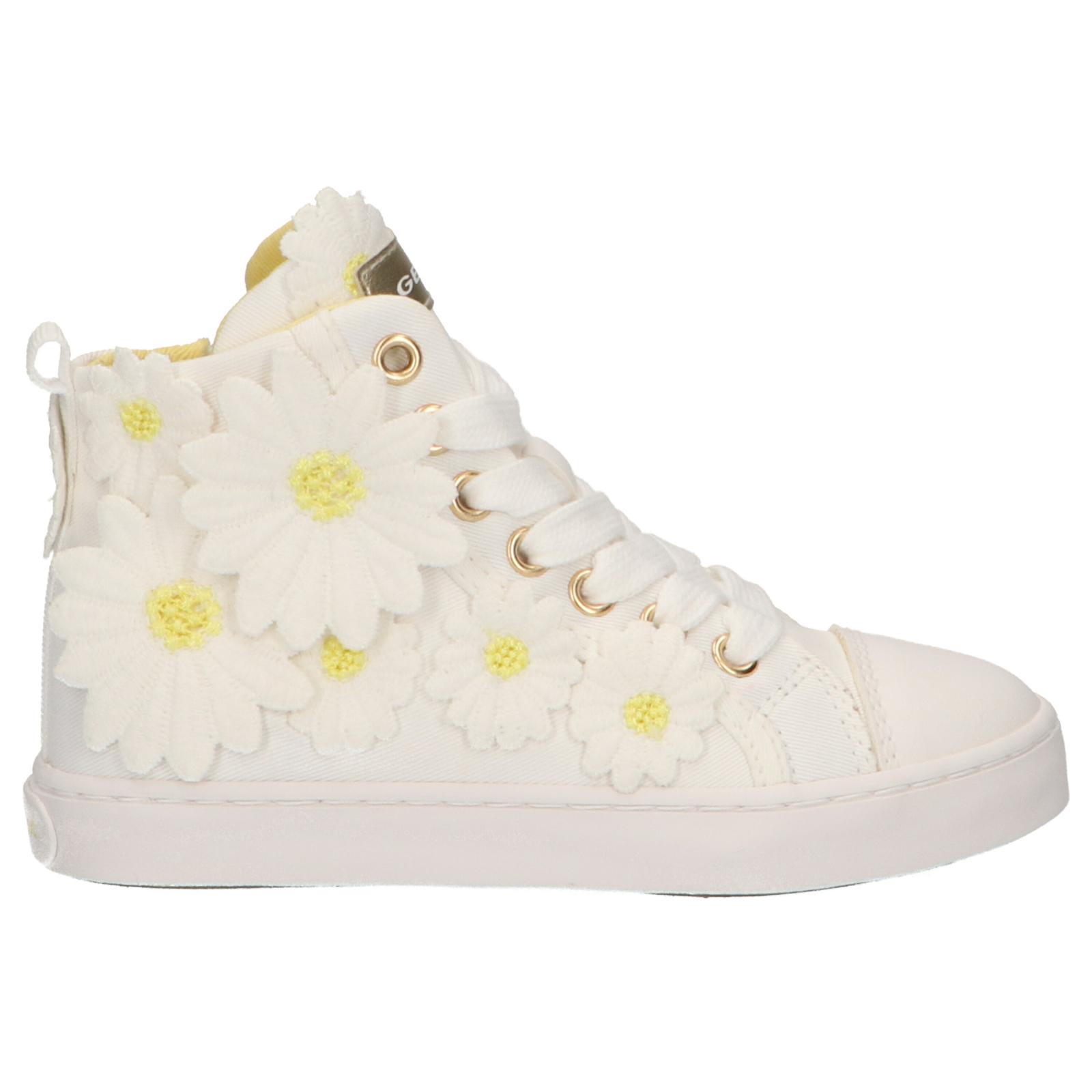 Geox j9204l 00011 jr ciak c1000 white girls' sneakers
