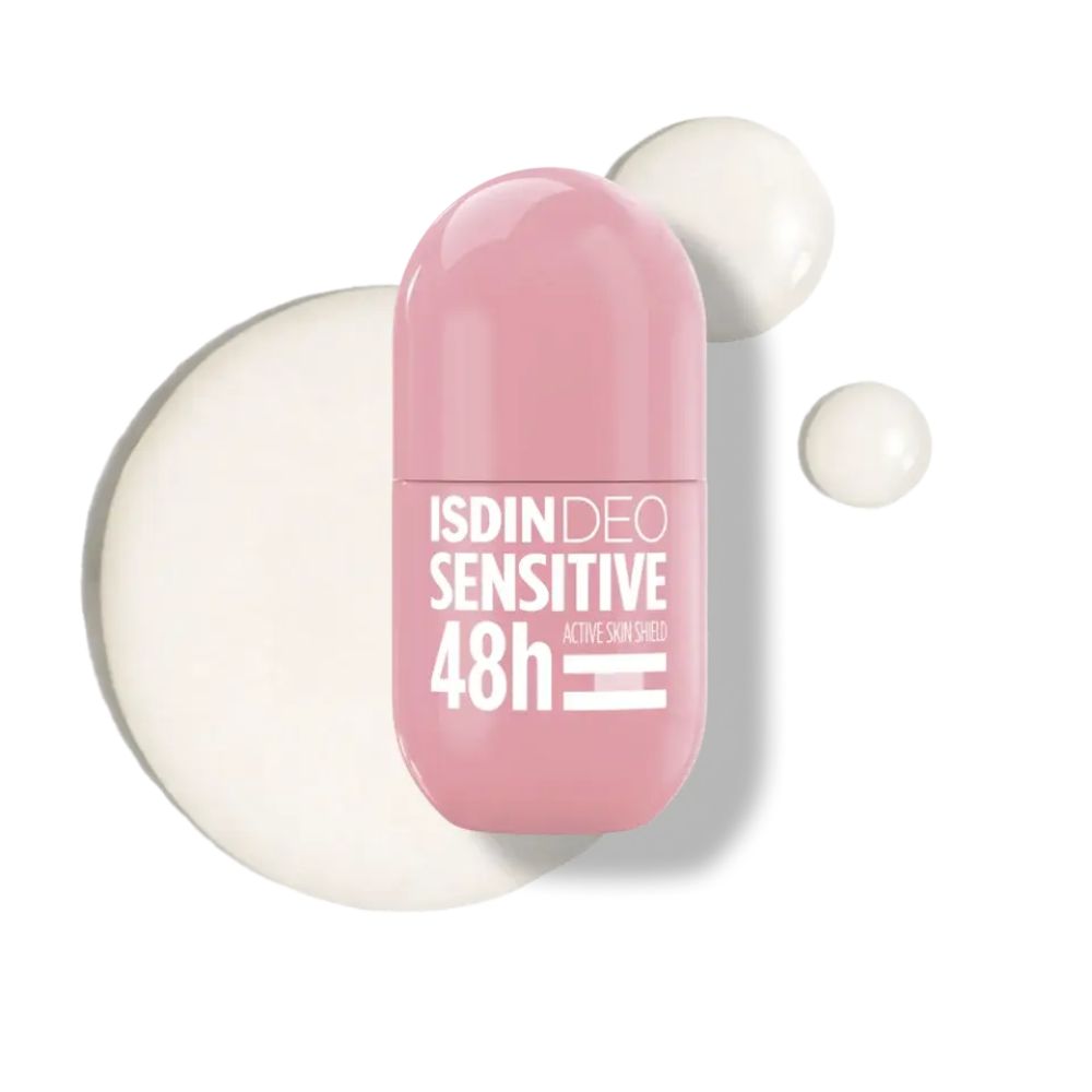 ISDIN Deo Sensitive 48h Roll-On (50 ml) – Desodorante Antitranspirante para Pieles Sensibles e Irritadas