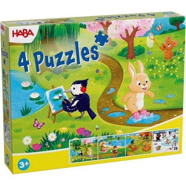 HABA JUEGO HABA PUZZLES ESTACIONES DEL AÑO HABA 21x26x4 Cms.