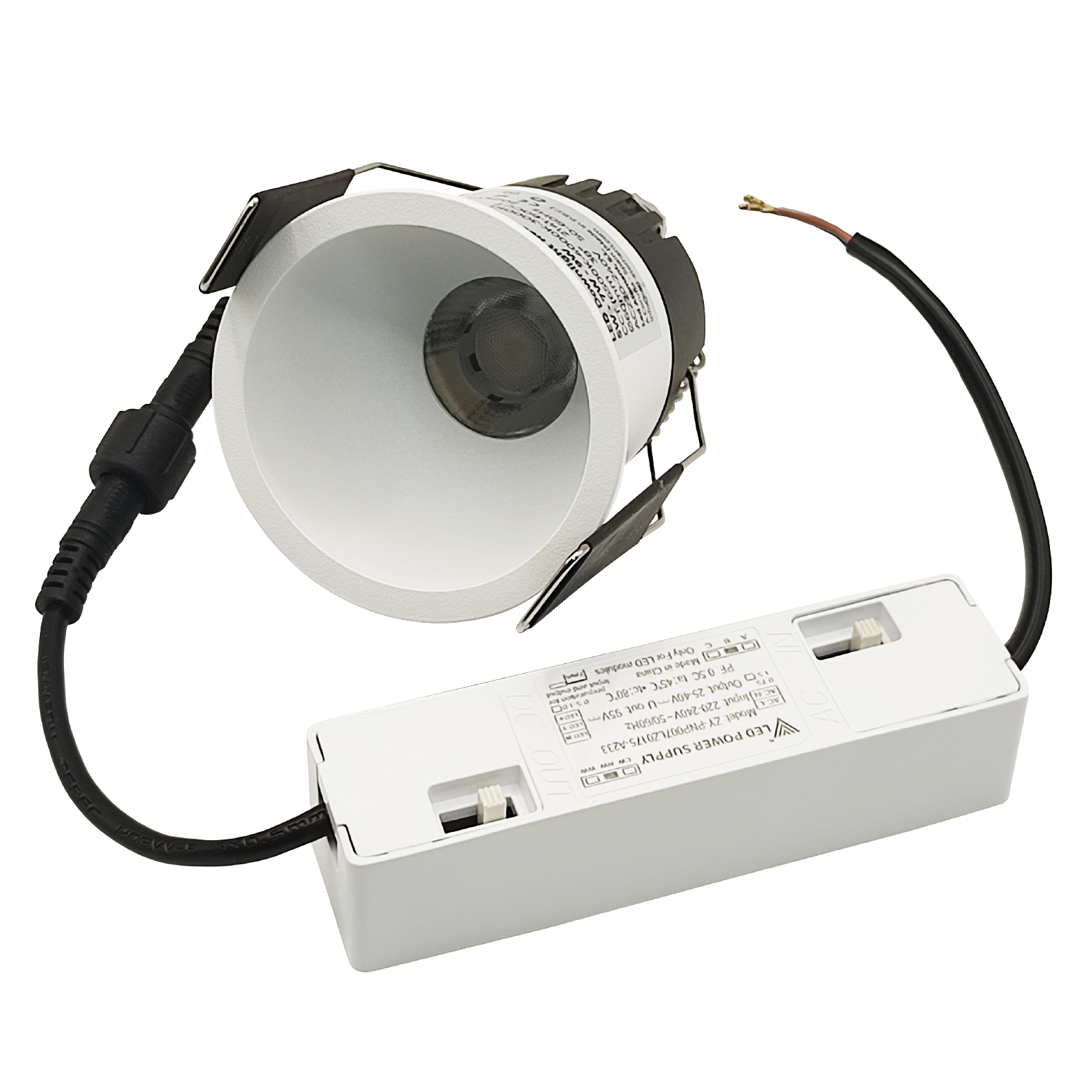 LED ATOMANT Downlight LED Circular CCT 5W/7W/9W 450/630/810 Lúmenes Corte 52mm IP65, Foco Empotrable Redondo ideal para Hogar, Oficinas, Comercios, Luz Eficiente