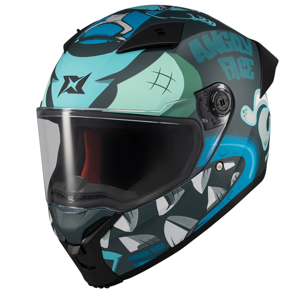 Casco Axxis Fenix Angry Face Ce U