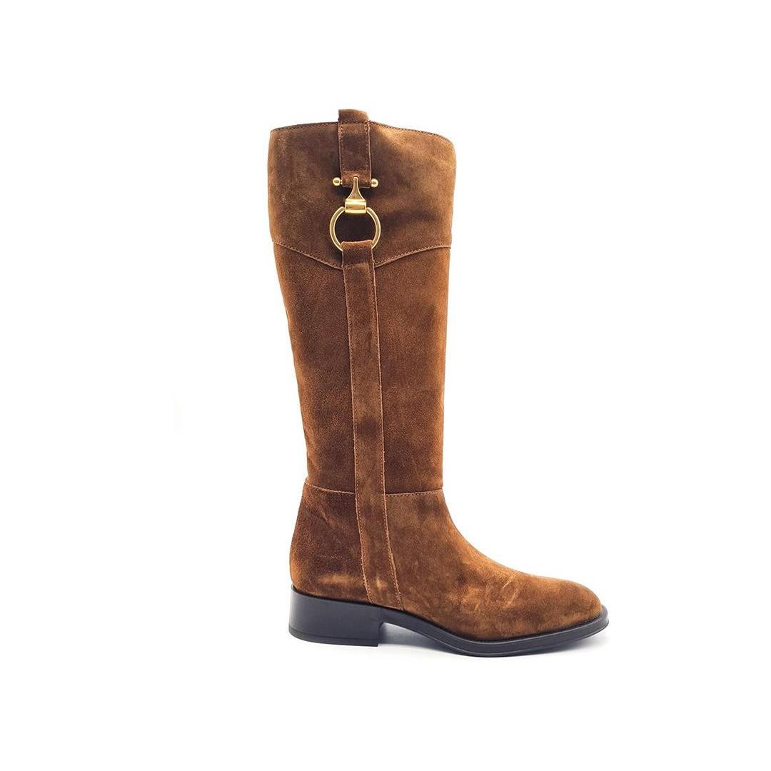 Bota Caña Alta Mujer Alpe 2274 Cuero