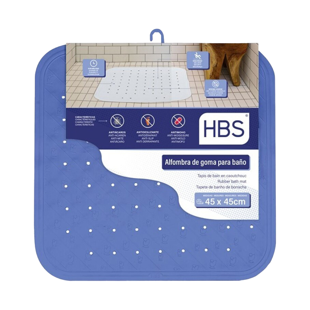 UD - Alfombra de Baño Antideslizante Cuadrada – 45x45 cm | Goma Resistente 450g | Seguridad para Ducha y Bañera