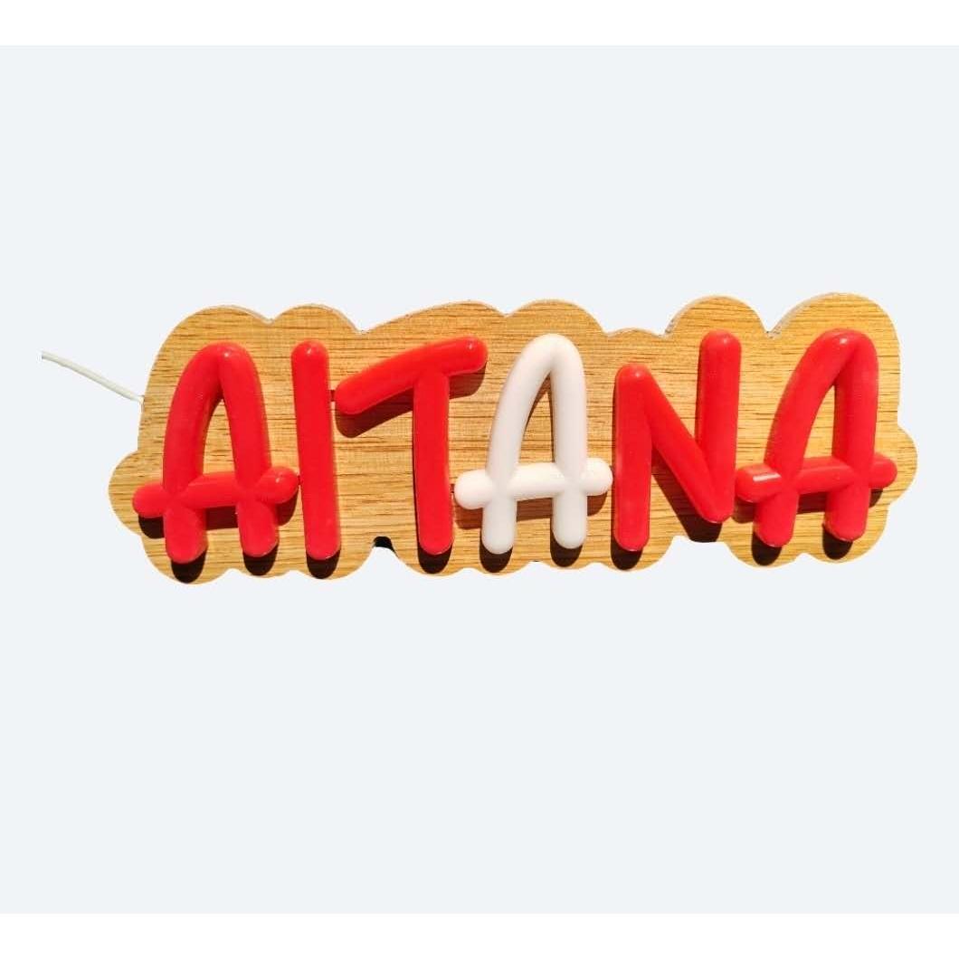 Letrero Luminoso LED Personalizado con Nombre – Luz de Neón Decorativa USB con Letras Intercambiables, Ideal para Habitación Infantil, Cumpleaños, Fiestas, Regalos y Decoración de Hogar | Cada Nombre Tiene Un Diseño Diferente