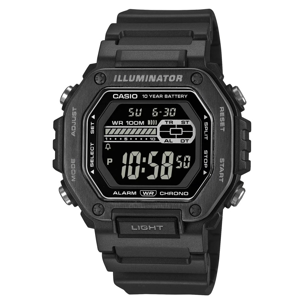 Reloj deportivo hombre Casio MWD-110HB-1b 100m WR 10 años de batería Hora Mundial