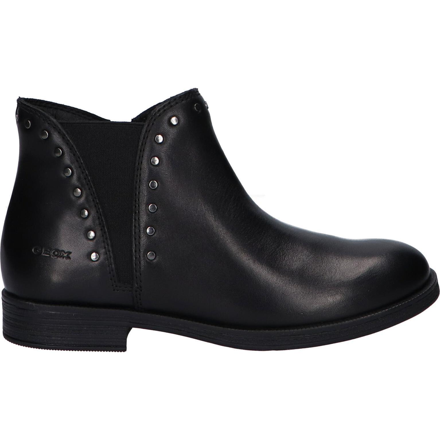 Women's and girls' boots geox j1649a 00043 jr agata c9999 black