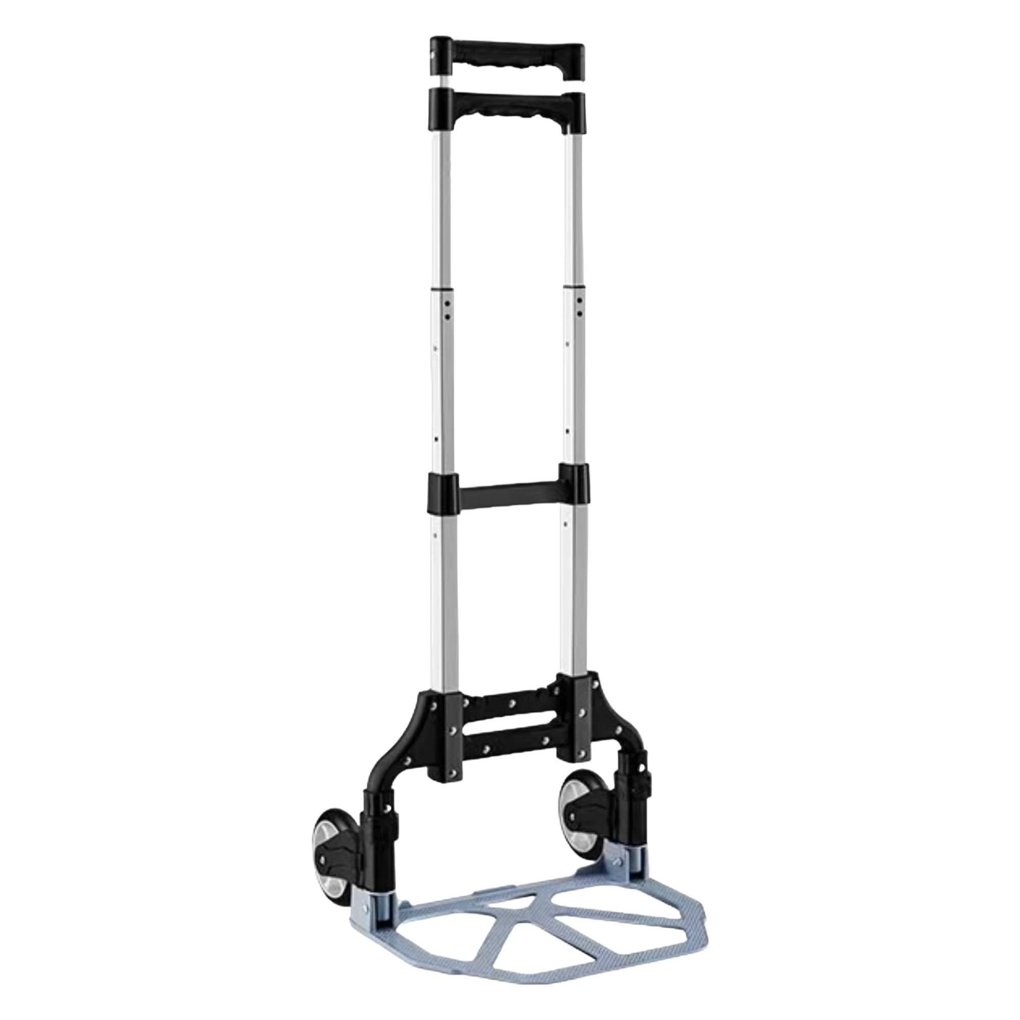 Carretilla de Mano para Transportar Materiales - Plegable y Fácil Transporte 100x40 cm - Plegada: 63x39cm - Sube Escaleras Fácil Carretilla de Mano Portátil Plegable Carro Ligero Aluminio Equipaje Hogar Almacén Jardín Oficina (CA001 608  2490 )