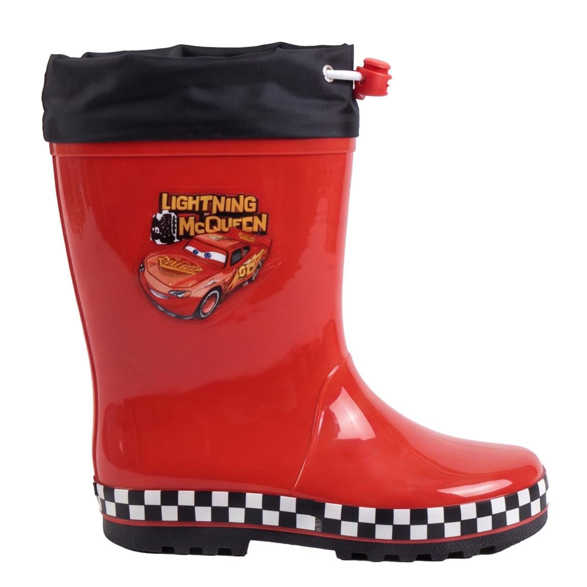 CERDÁ LIFE'S LITTLE MOMENTS | Botas de Lluvia de PVC Cars y Minnie Mouse para Niños y Niñas - Calzado Infantil Impermeable con Forro Textil, Suela Antideslizante y Licencia Oficial, Ideales para Días de Lluvia y Uso Diario