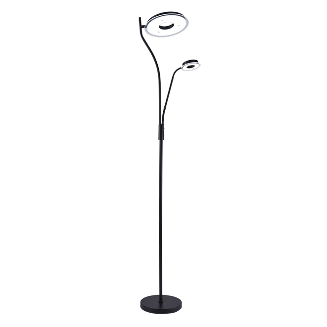 BEL AIR HOME - Lámpara de Pie GENOVA 28W+7W LED 3000-6500K A.179xD.25cm