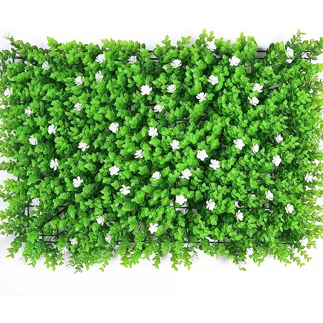 PLUSHOME Panel de Decoración de Pared - Césped Simulado para Exteriores - Seto Artificial Realista - Plantas Decorativas