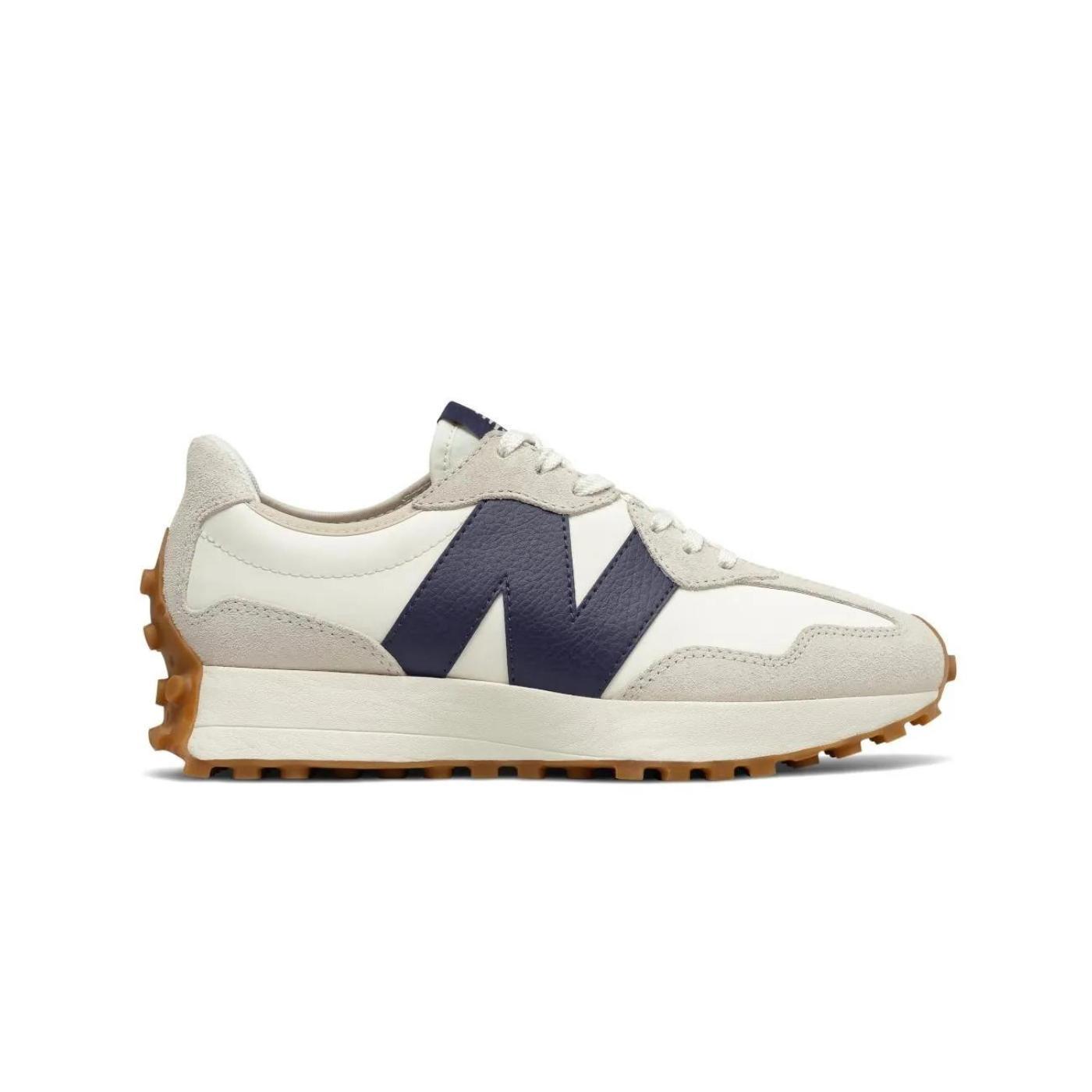 Zapatillas new balance ws327kb beige azul de mujer.