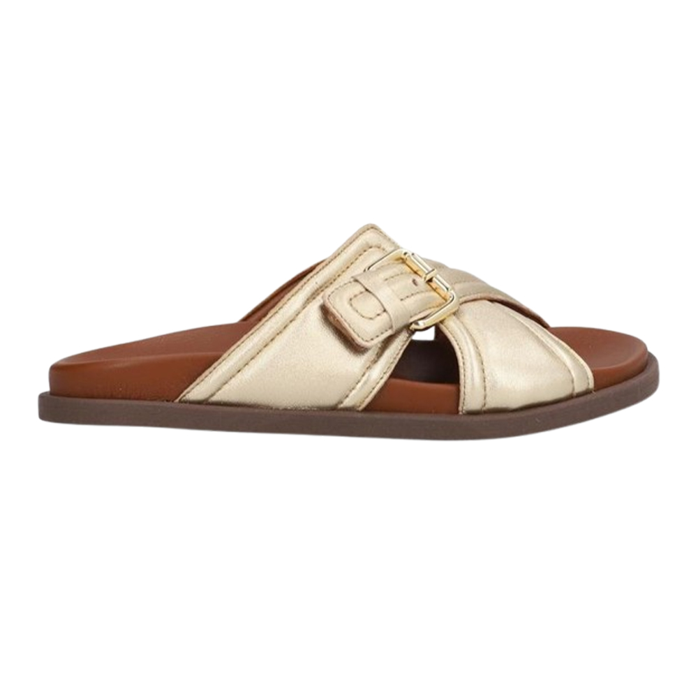 Sandalias Alpe en color Platino
