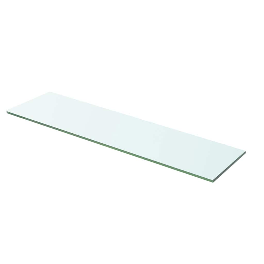 vidaXL Panel de estante vidrio claro 60x12 cm