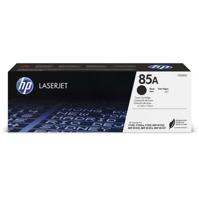 Cartucho de tóner negro HP 85A (CE285A) para impresoras LaserJet P1102/P1106/M1132MFP/M1212MFP/m1217MFP