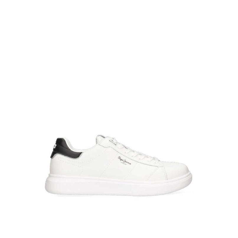 Zapatillas Casual Pepe Jeans - Hombre - Suela Plana - Modelo Pms30981 - Color Blanco
