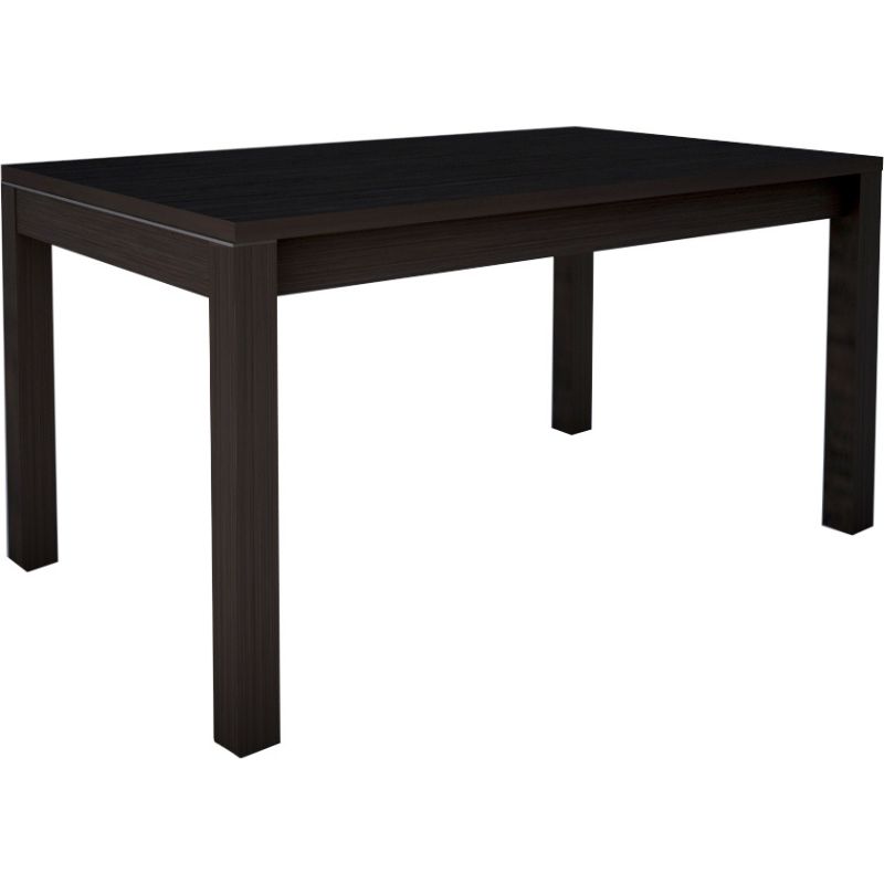 MOBELCENTER -Mesa de Comedor Extensible Isola 150/210x90 cm, Estilo Industrial, Wengué, hasta 8 Personas (1645)