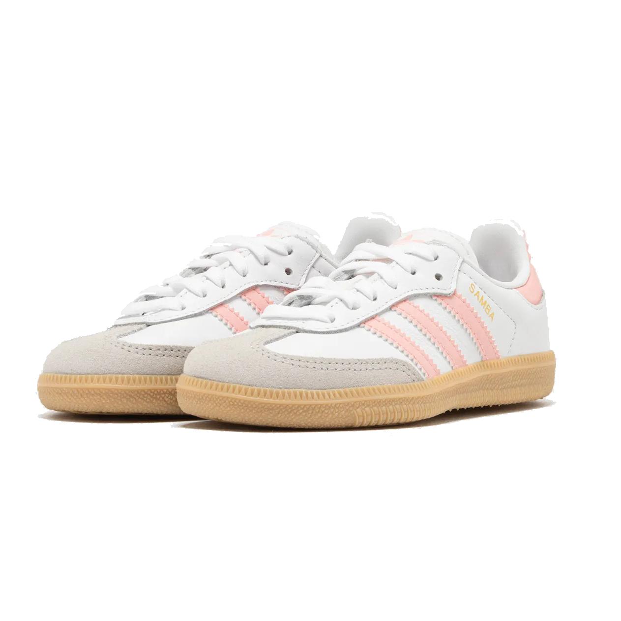 Adidas Samba OG Junior Cloud White, Semi Pink Spark & Gum
